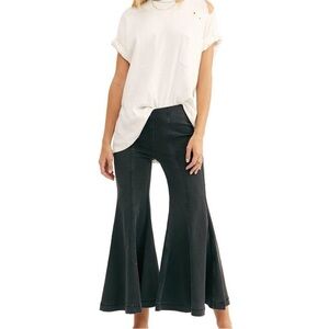 Free People Cha Cha Flare Cropped Jeans